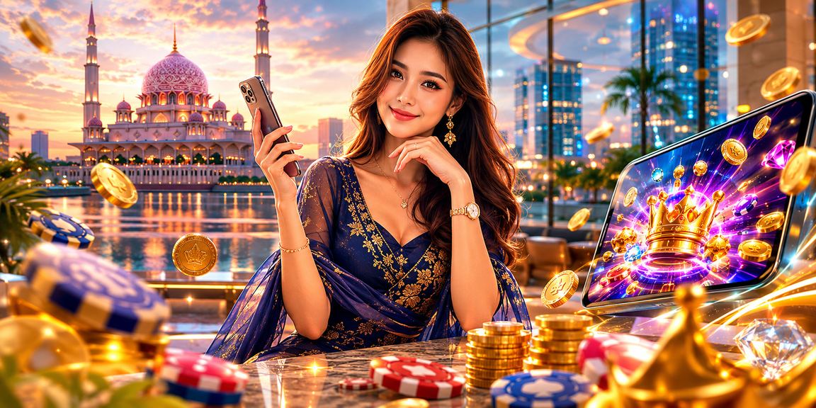 Pengguna mengakses pertaruhan kriket secara mudah alih di Putrajaya Malaysia